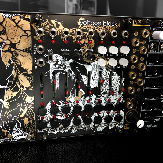 Danaides | Voltage Block Black and Gold Panel